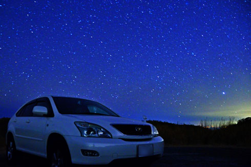 伊豆スカイラインからの星空