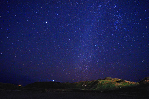 下田爪木崎の星空