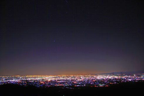 富士見峠の夜景