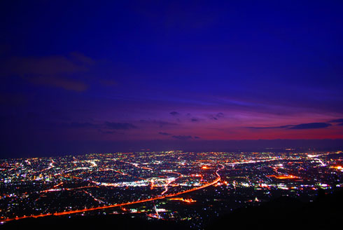 高草山の夜景